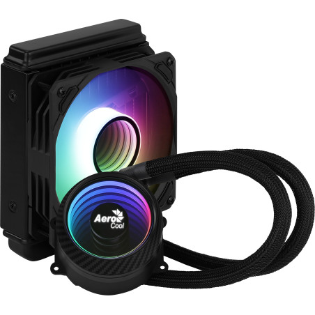 Kit de refrigeracion liquida aerocool mirage 120 argb 120mm negro