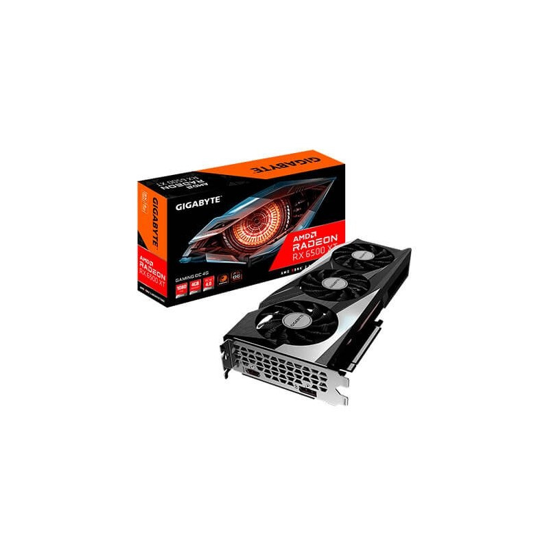Tarjeta grfica gigabyte rx 6500 xt gaming oc 4gb gddr6 1xdp -  1xhdmi -  1x6p