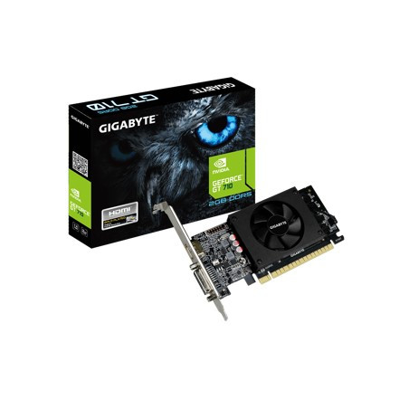 Tarjeta grafica gigabyte nvidia g - force gt 710 - d5 2gb gddr5 dual - link dvi - i hdmi