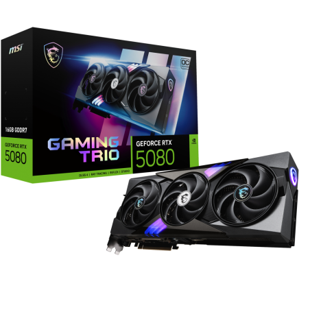Tarjeta grafica msi rtx 5080 16g gaming trio oc