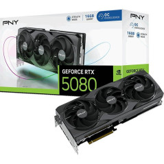 Tarjeta gráfica pny geforce rtx 5080 oc 16gb ddr7 3xdp