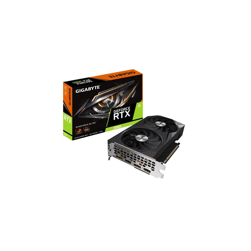 Tarjeta grafica gigabyte rtx 3060 windforce oc 12gb gddr6 2 x dp - 2 x hdmi - pci express 4.0