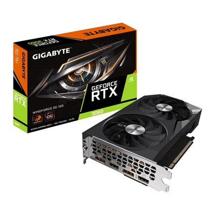 Tarjeta grafica gigabyte rtx 3060 windforce oc 12gb gddr6 2 x dp - 2 x hdmi - pci express 4.0