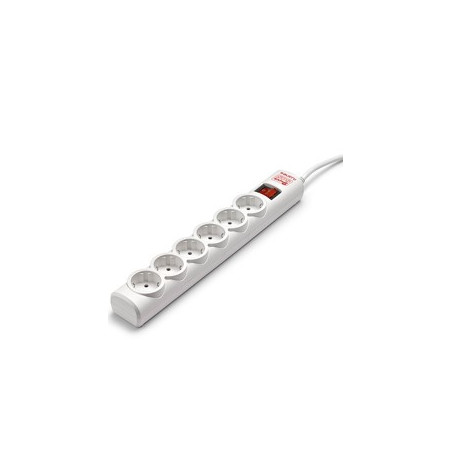 Regleta salicru sps.safe 6 6 tomas schuko proteccion infantil interruptor luminoso