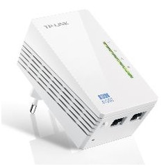 Adaptador de red wifi linea electrica av600 300mbps powerline tp - link
