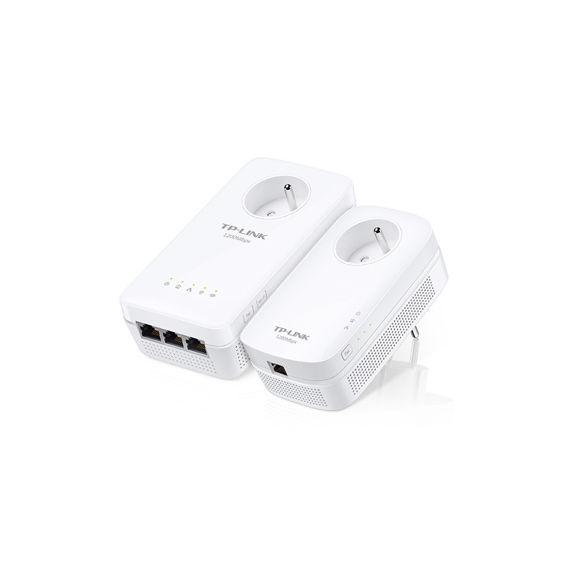 Kit de adaptadores powerline ac tp - link tl - wpa8631p kit dual band