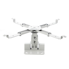 Soporte de proyector de techo y pared rota 360 inclinacion 10 blanco