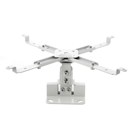 Soporte de proyector de techo y pared rota 360 inclinacion 10 blanco