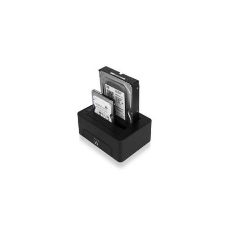 Estacion de acoplamiento ewent para unidad de disco duro y de estado solido sata 2.5 pulgadas y 3.5 pulgadas -  usb 3.0
