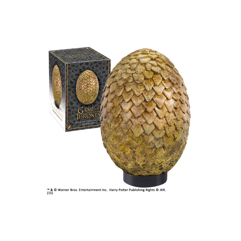 Rplica the noble collection juego de tronos huevo de dragon viserion 20.32 cm