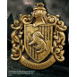 Escudo de pared the noble collection harry potter casa hufflepuff resina 20 x 28 cm