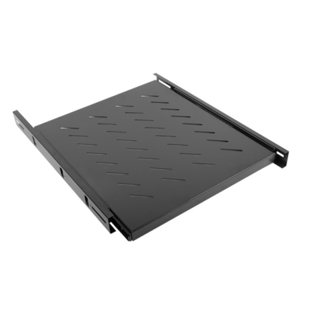 Bandeja lanberg deslizante 1u 463x550mm hasta 60kg rack de 19 pulgadas negro
