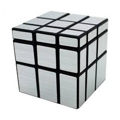 Cubo de rubik qiyi mirror 3x3 plata