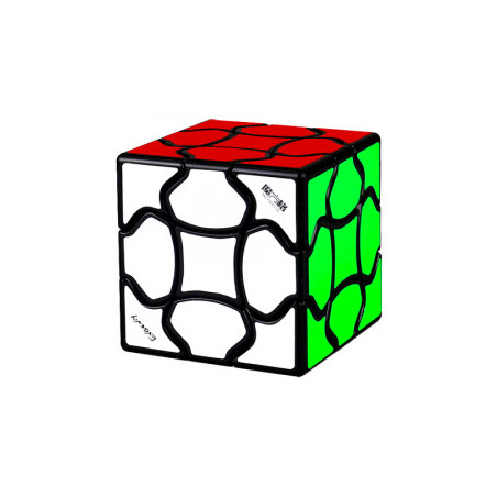 Cubo de rubik qiyi fluffy 3x3 bordes negros