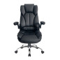 Silla de oficina equip  651006 negra respaldo acolchado ergonomica