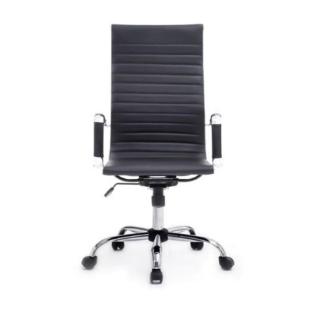 Silla de oficina equip 651001 negra ergonomica respaldo alto