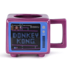Taza trmica pyramid retro tv donkey kong