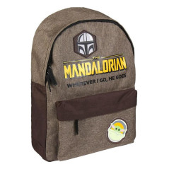 Mochila casual cerd star wars the mandalorian wherever i go he goes