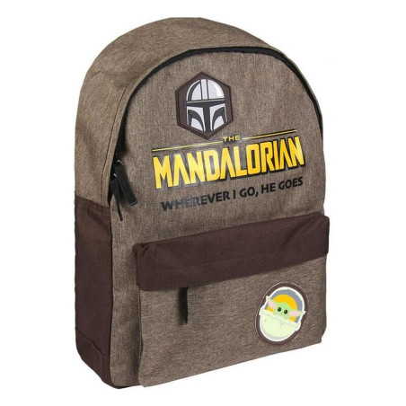 Mochila casual cerd star wars the mandalorian wherever i go he goes