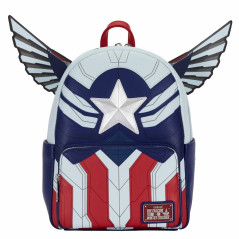 Mini mochila loungefly marvel falcon capitn amrica cosplay