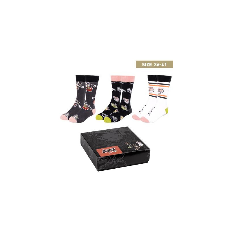 Pack calcetines 3 piezas otaku talla 36 -  41