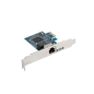 Tarjeta red lanberg ethernet rj45 pci - e 1 puerto gigabit lp