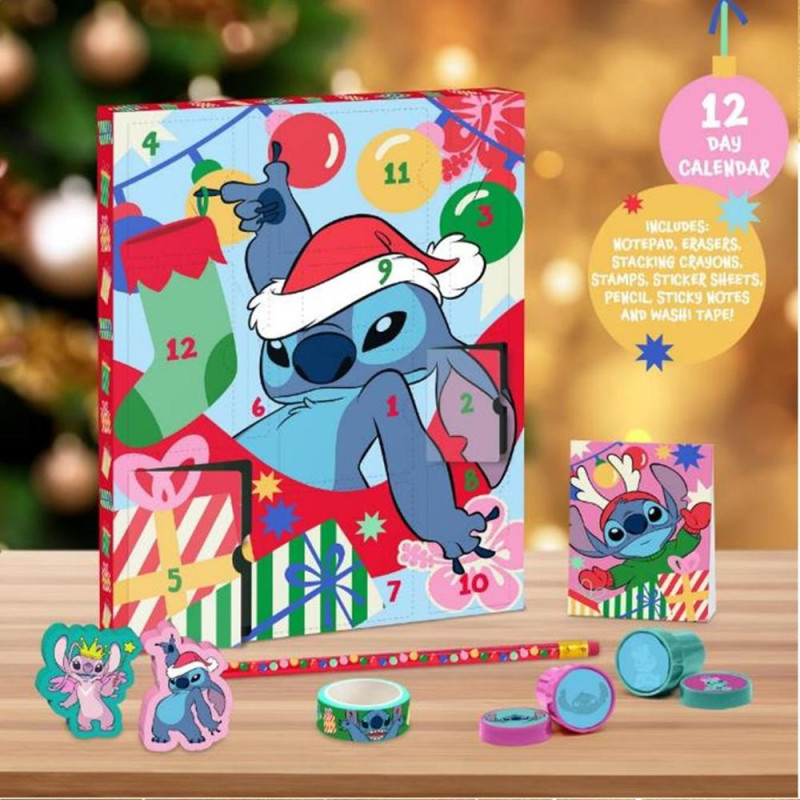 Calendario de adviento paladone disney stitch 12 das