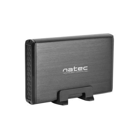 Caja externa natec rhino disco duro 35 pulgadas usb 3.0 sata negra