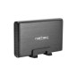 Caja externa natec rhino disco duro 35 pulgadas usb 3.0 sata negra