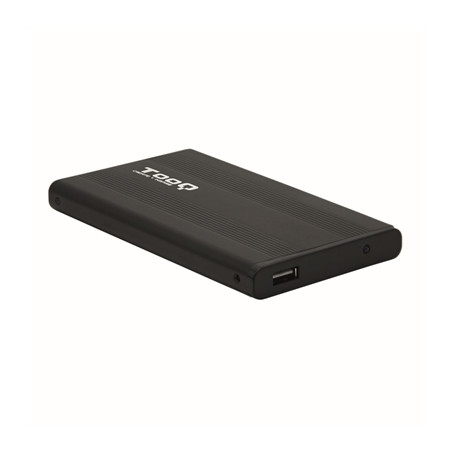 Caja externa tooq tqe - 2510b hdd - ssd 2.5 pulgadas 9.5mm sata usb 2.0 negra