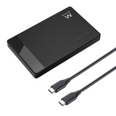 Caja disco duro ewent ew7073 2.5 pulgadas usb tipo c negro
