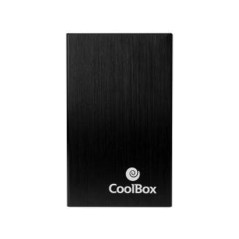 Carcasa disco duro hdd 2.5 pulgadas coolbox sca2523c negro usb tipo c 3.0