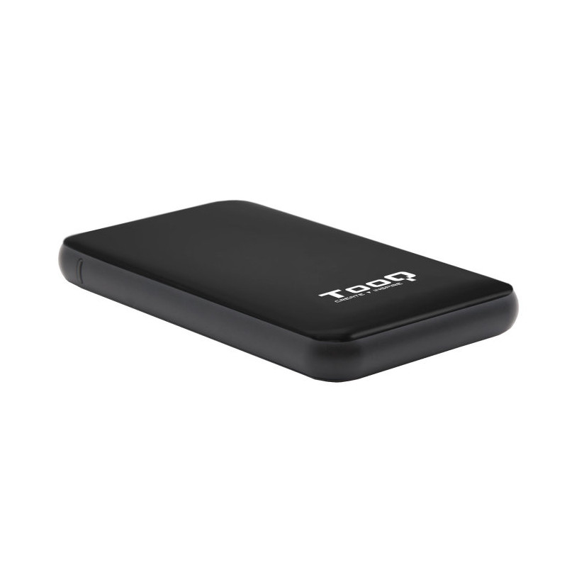 Caja externa tooq tqe - 2528b 2.5 pulgadas 9.5mm sata 3 usb 3.1 negra