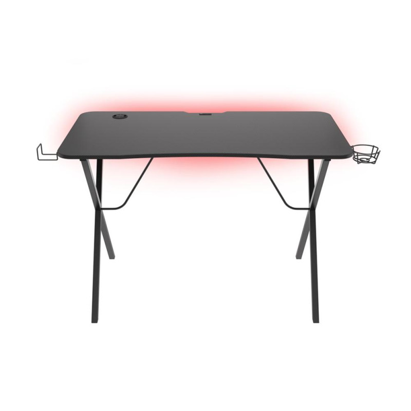 Mesa gaming genesis holm 200 rgb negro carbono