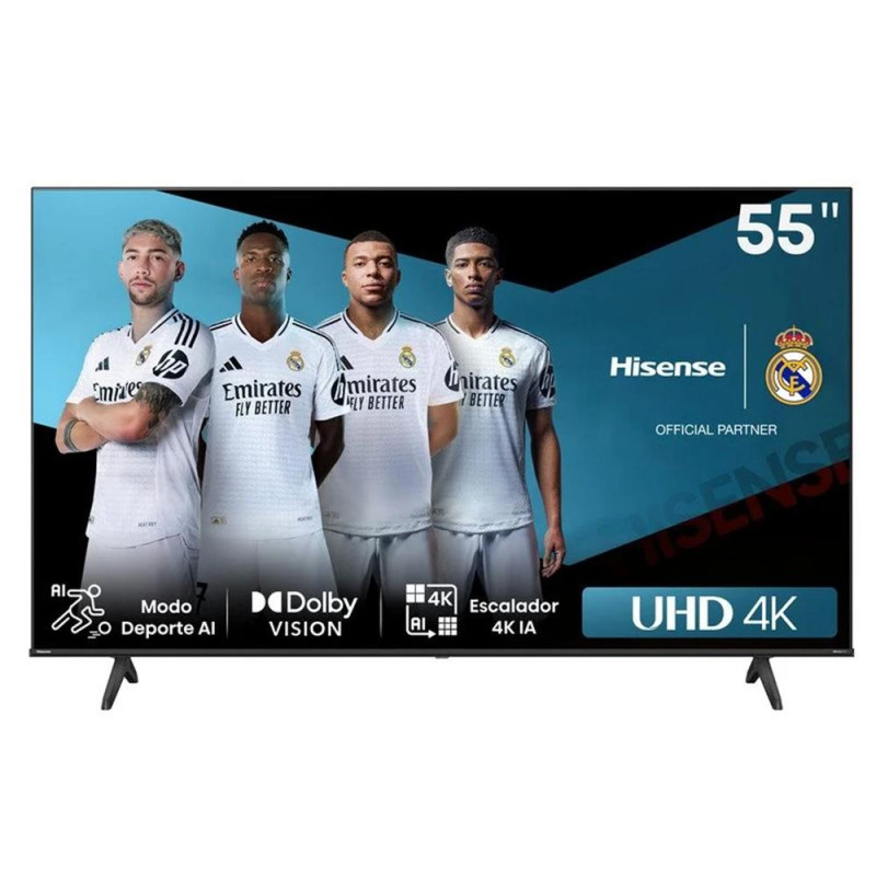 Tv hisense 55 pulgadas led 4k uhd -  55a6n -  smart tv