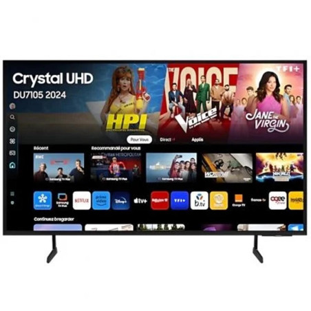 Tv samsung 43 pulgadas led 4k crystal uhd -  tu43du7105 -  smart tv