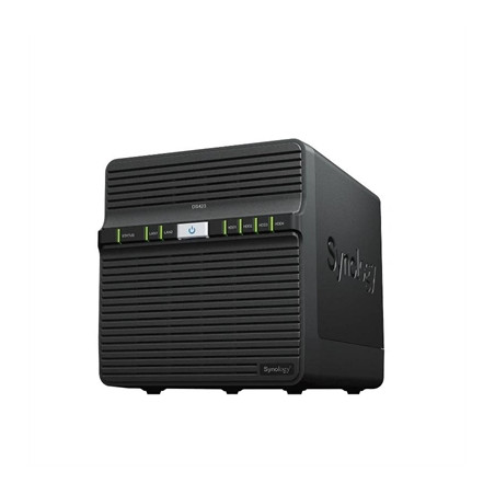 Servidor nas synology disk station ds423 2 gb 4 bahias raid ethernet gigabit