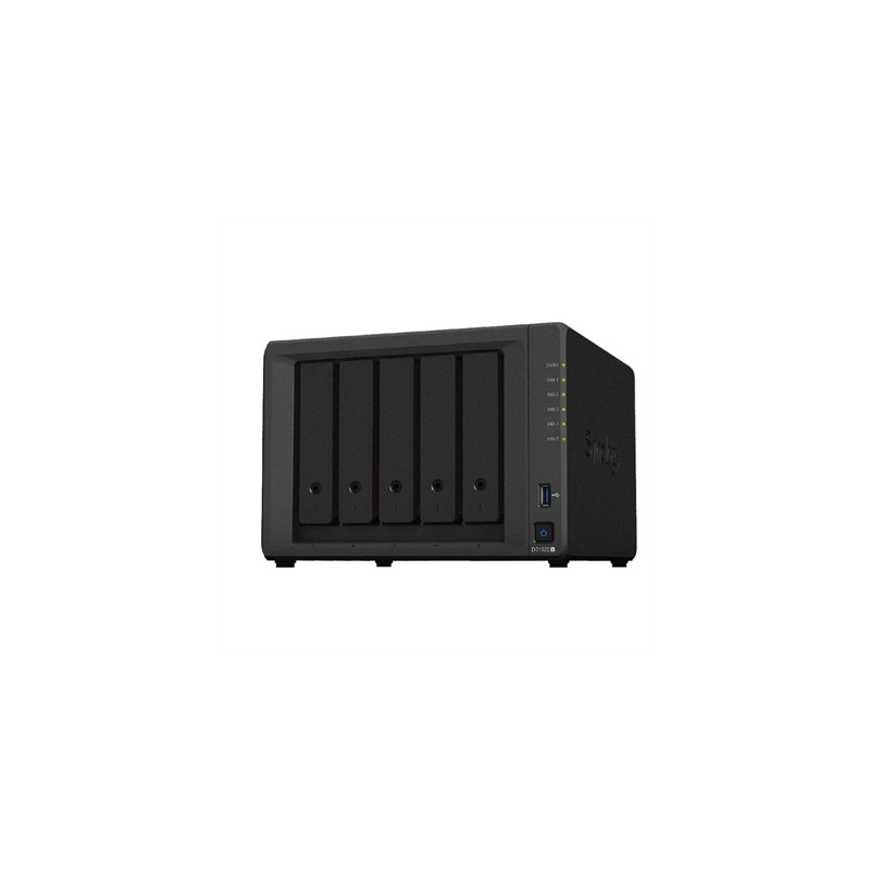 Servidor nas synology disk station ds1522+ 8gb 5 bahias raid gigabit ethernet