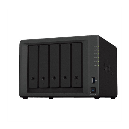 Servidor nas synology disk station ds1522+ 8gb 5 bahias raid gigabit ethernet