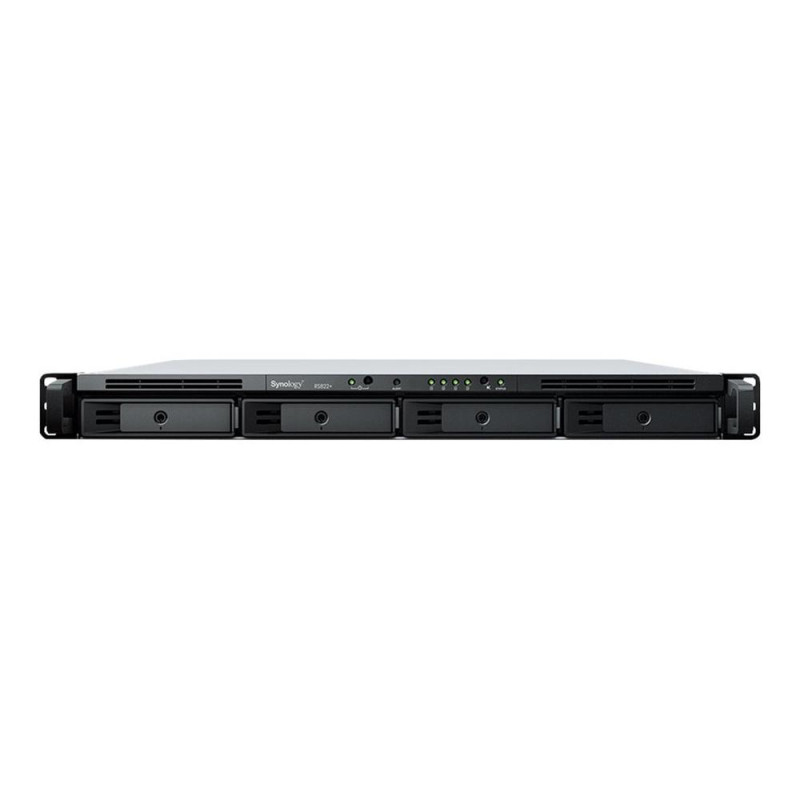 Servidor nas synology rs822+ 4 bahias 1u rack gigabit ethernet