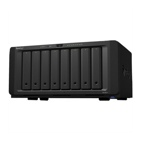Servidor nas synology disk station ds1821+ 4 gb 8 bahias raid ethernet gigabit