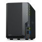 Servidor nas synology disk station ds223 2bay 1.7 ghz qc 2gb ddr 4 1 x gbe 3x usb 3.2