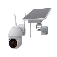 Cmara ip motorizada vigilancia solar batera  phoenix sentry ev full hd wifi deteccin movimiento audio dual app tuya smart