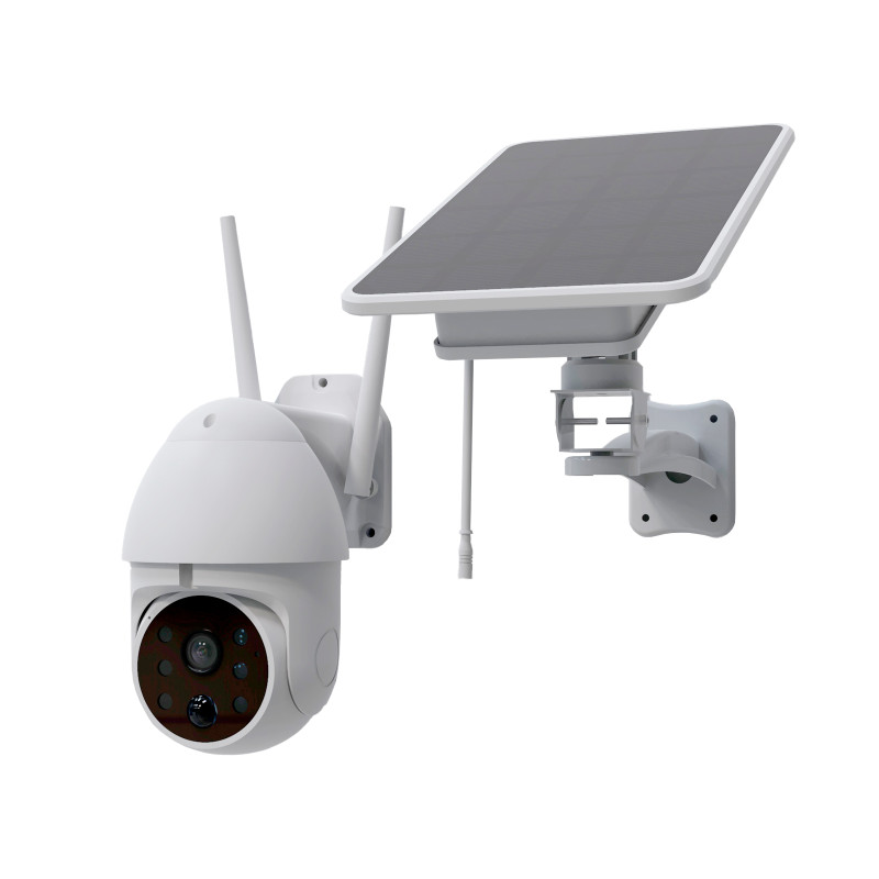 Cmara ip motorizada vigilancia solar batera  phoenix sentry ev full hd wifi deteccin movimiento audio dual app tuya smart