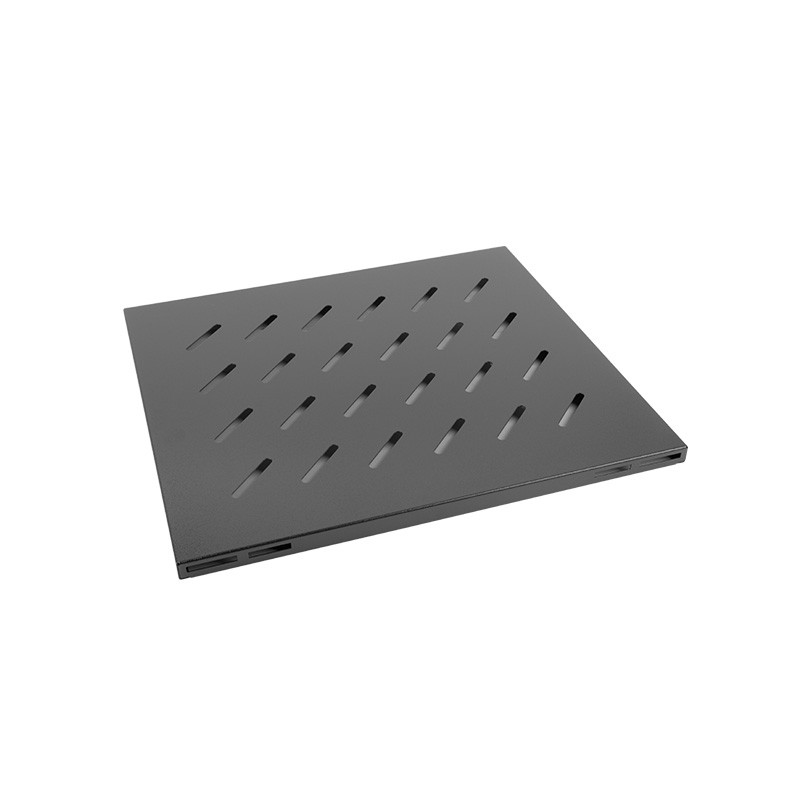 Bandeja lanberg fija 1u 465x500 mm hasta 120 kg rack de 19 negro