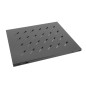 Bandeja lanberg fija 1u 465x500 mm hasta 120 kg rack de 19 negro