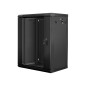 Armario rack lanberg 15u 600x450x769 auto ensamblado 19 pulgadas hasta 60 kg negro