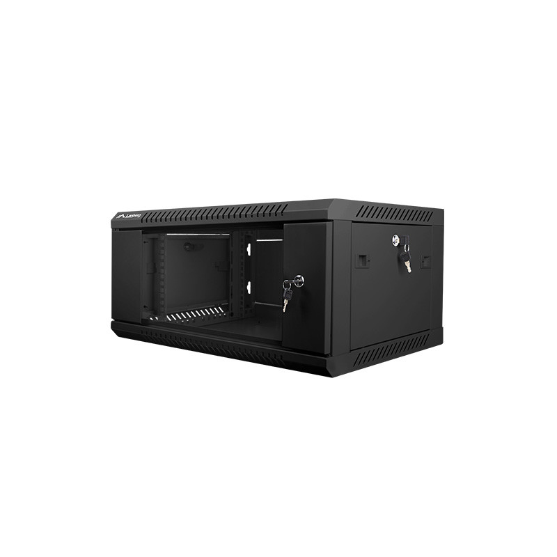 Armario rack lanberg 4u 600x450x279 auto ensamblado 19 pulgadas hasta 60 kg negro