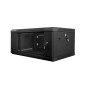 Armario rack lanberg 4u 600x450x279 auto ensamblado 19 pulgadas hasta 60 kg negro