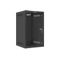 Armario rack lanberg 9u 280x310 auto ensamblado 10 pulgadas hasta 20 kg negro